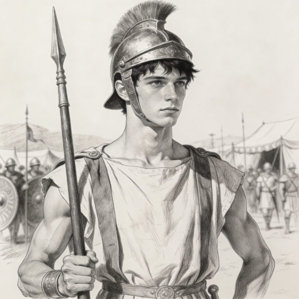 Cato dans l'Aigle de la légion